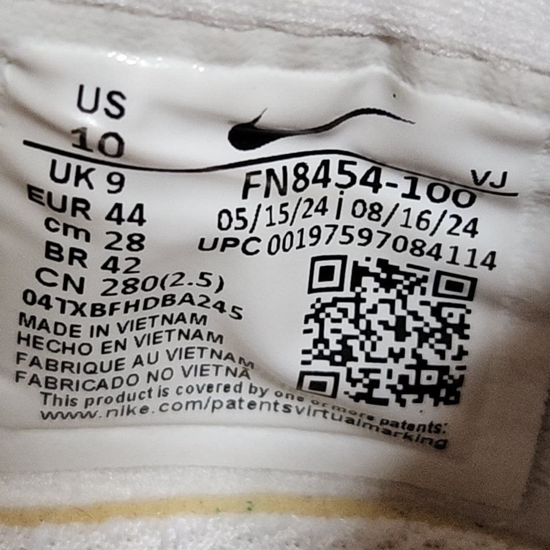 나이키 280 줌플라이6 화이트 스모크 그레이 상품이미지8