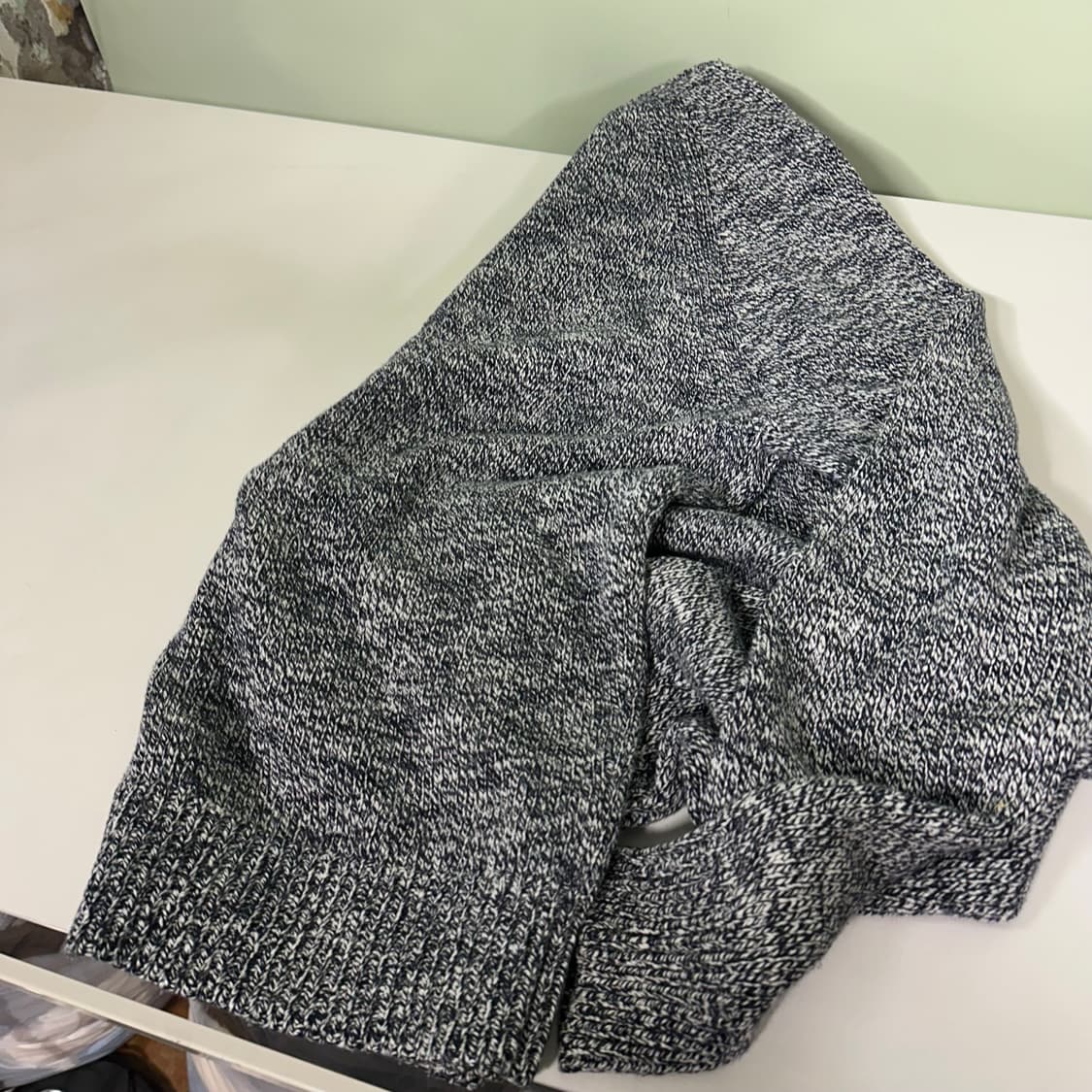 L 제이크루 J.CREW 나염보카시 하찌카라 면니트자켓 상품이미지5