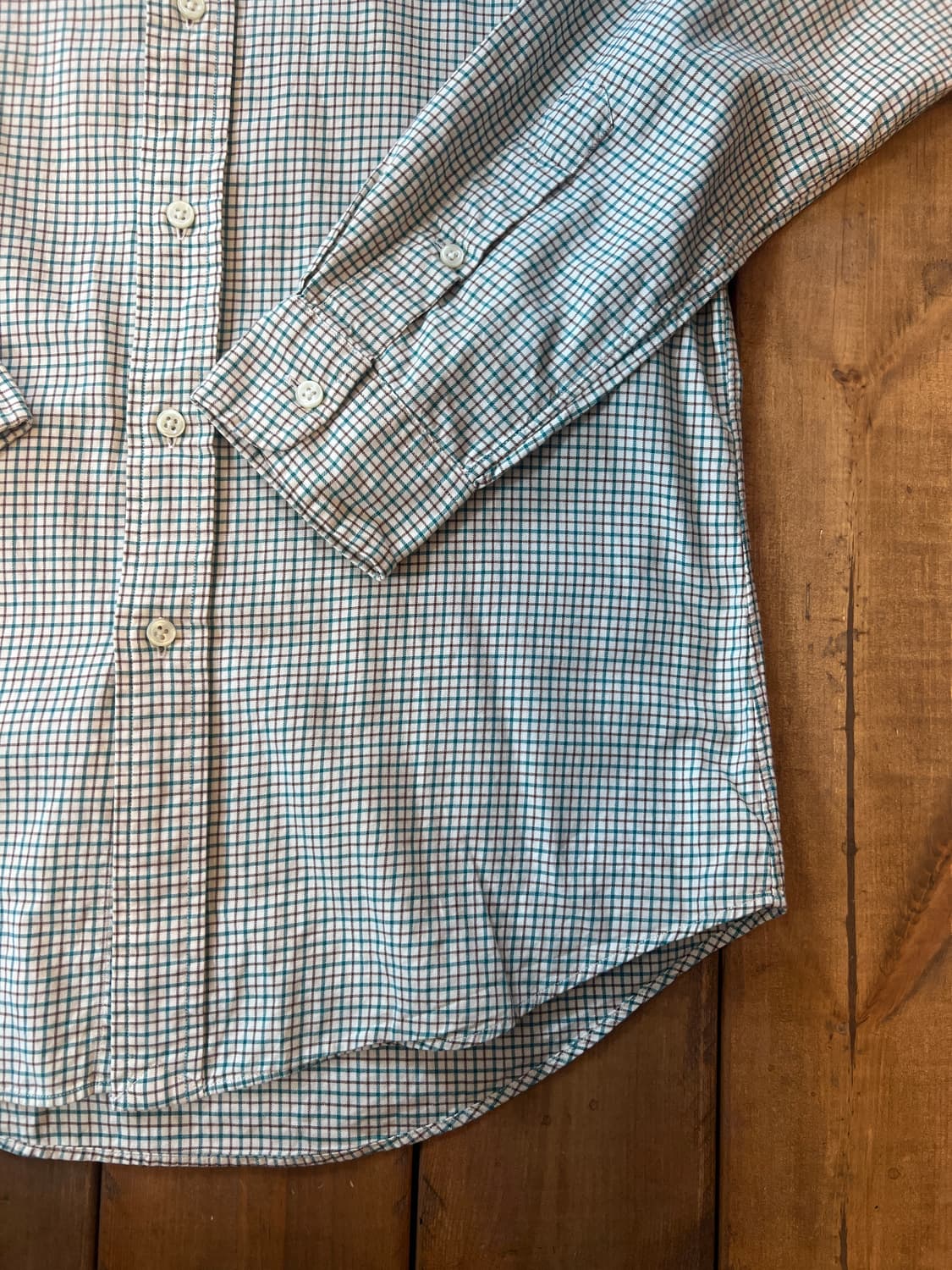 폴로 카키 체크 셔츠 상품이미지8