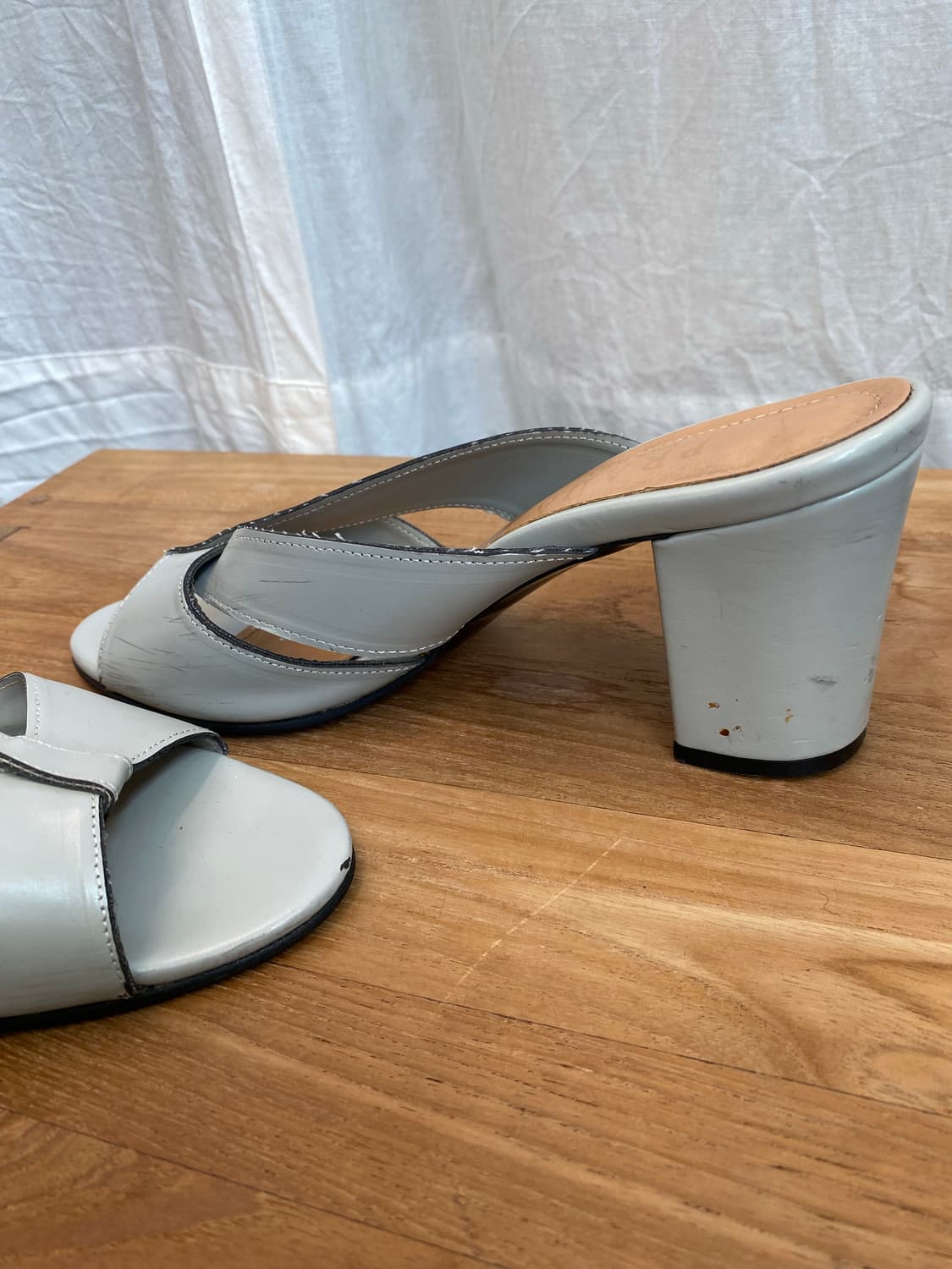 프라다 그레이 뮬 235-240 상품이미지8