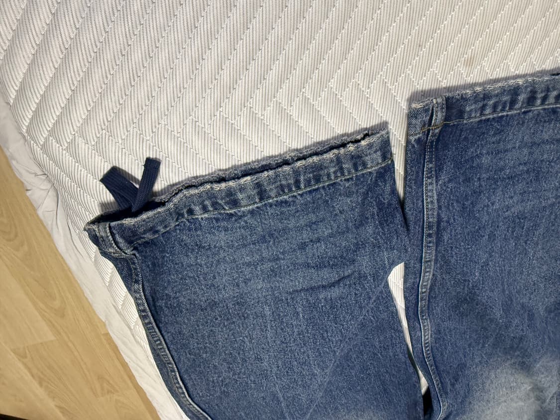 논노드 더블포켓 데님 미드블루 상품이미지4