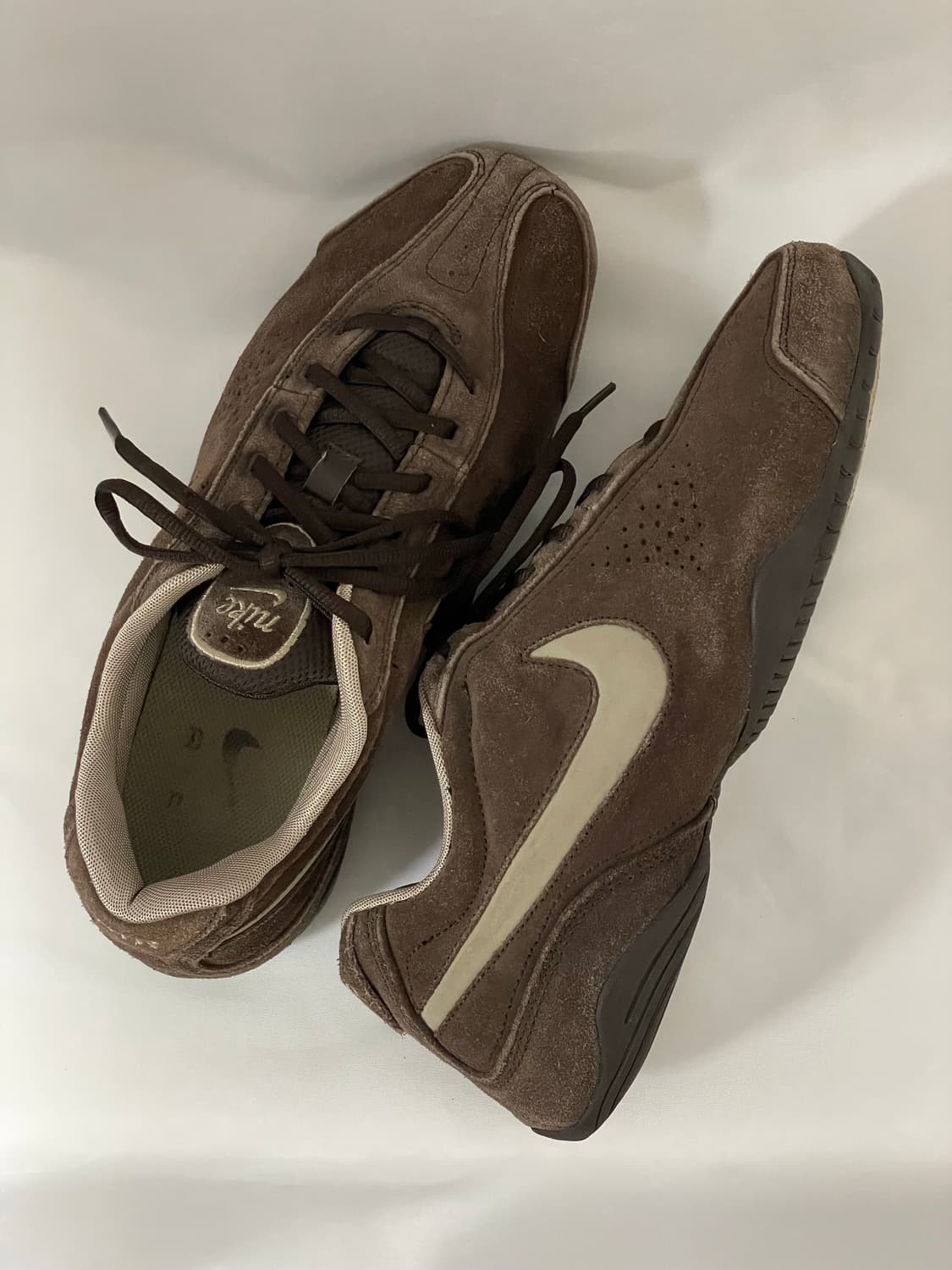 (280) 나이키 에어시리즈 6D 브라운 스웨이드 신발 상품이미지6