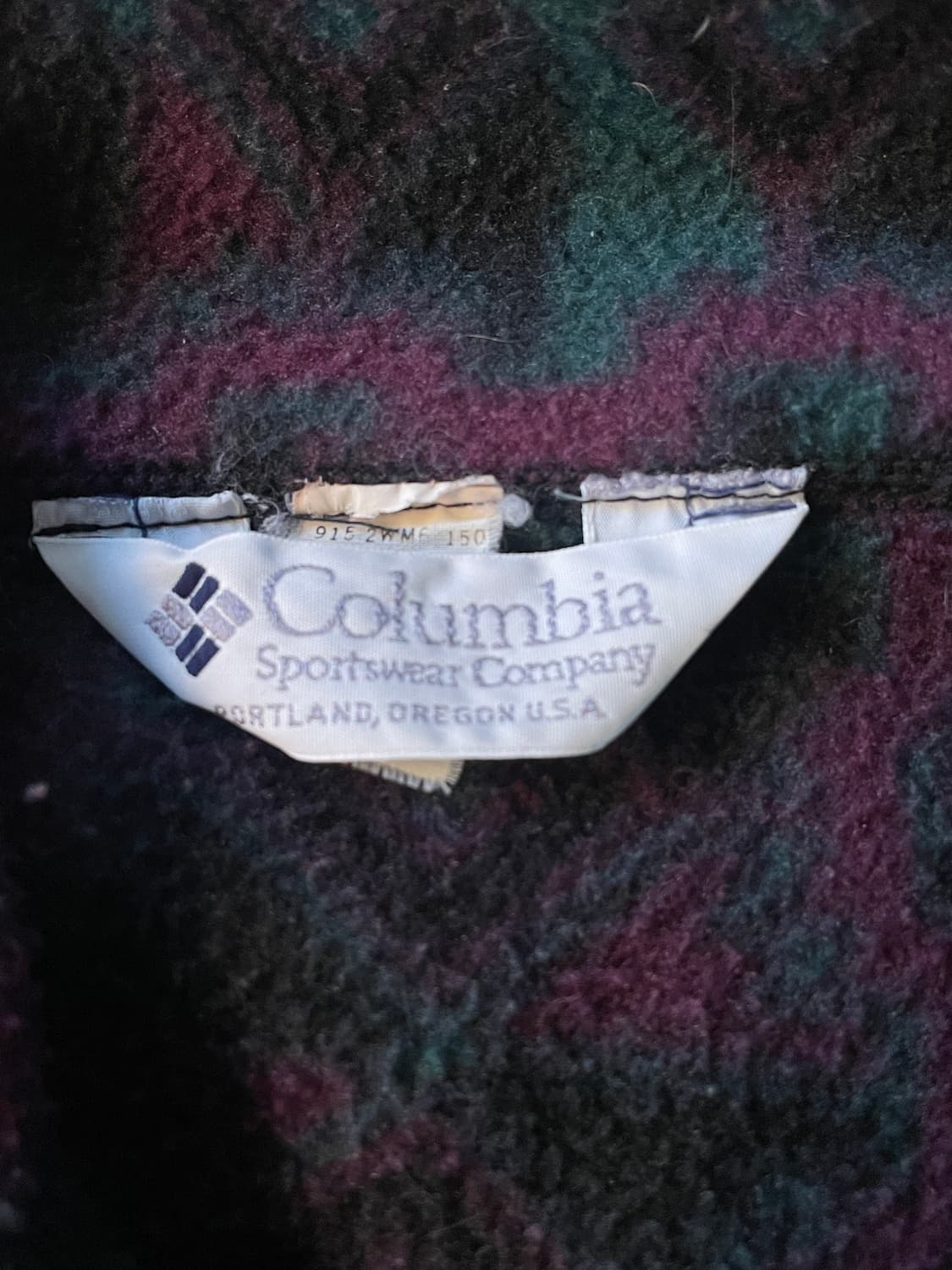 80s Columbia Aztec Fleece Zip(USA Made) 상품이미지9