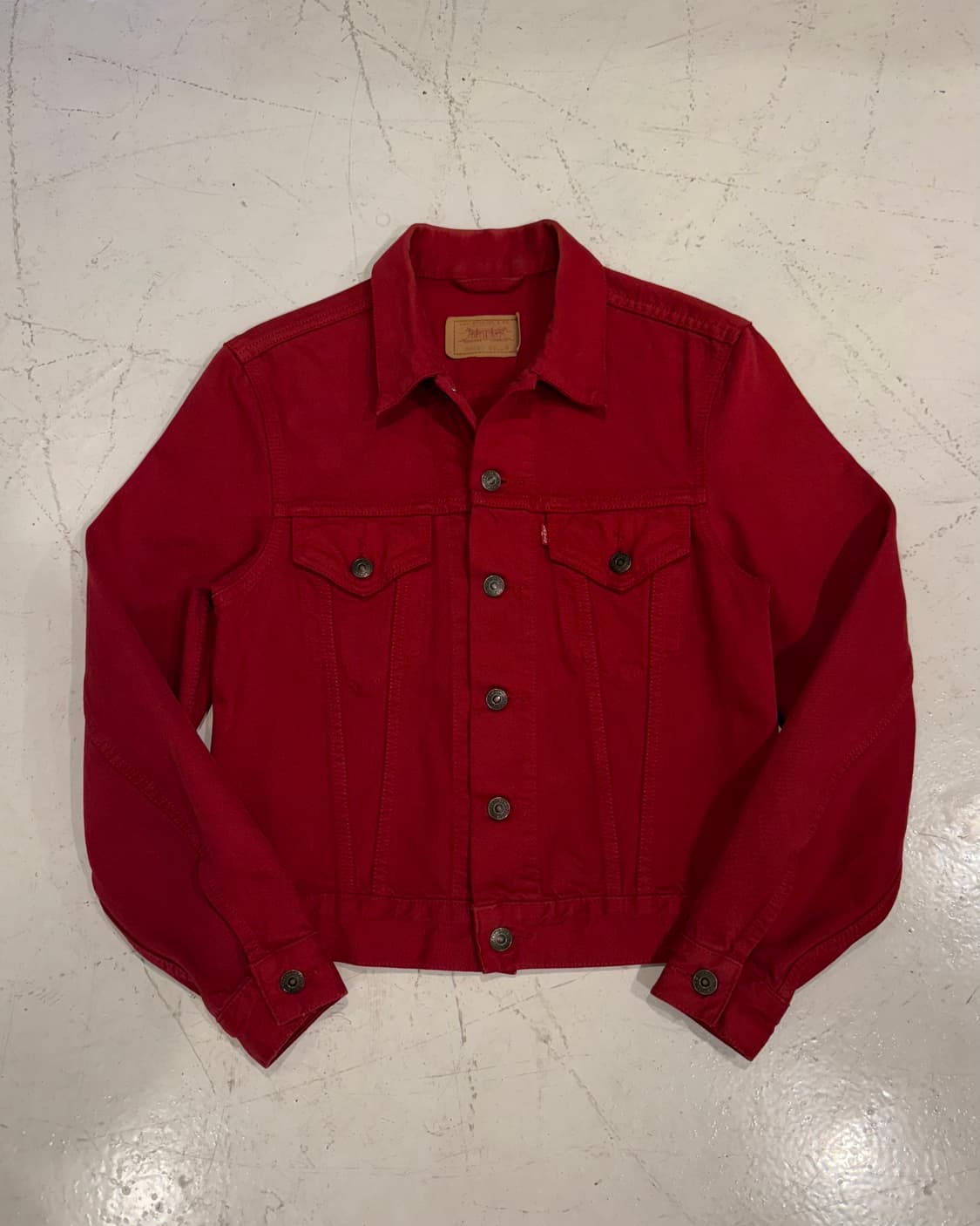 Levis 90s 70500 레드 트러커 자켓 상품이미지1