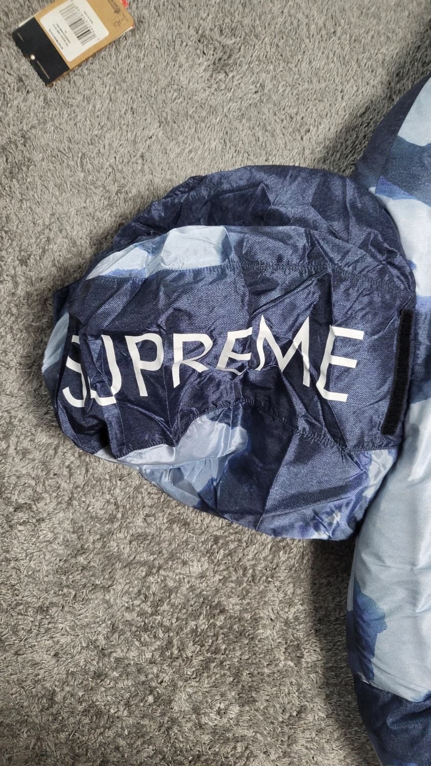 [XL] 슈프림 x 노스페이스 블리치드 데님 눕시 상품이미지7