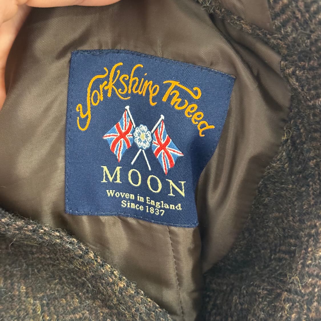 라마르쉐 아브라함문 다크브라운 트위드 100%울 자켓(50) 상품이미지2