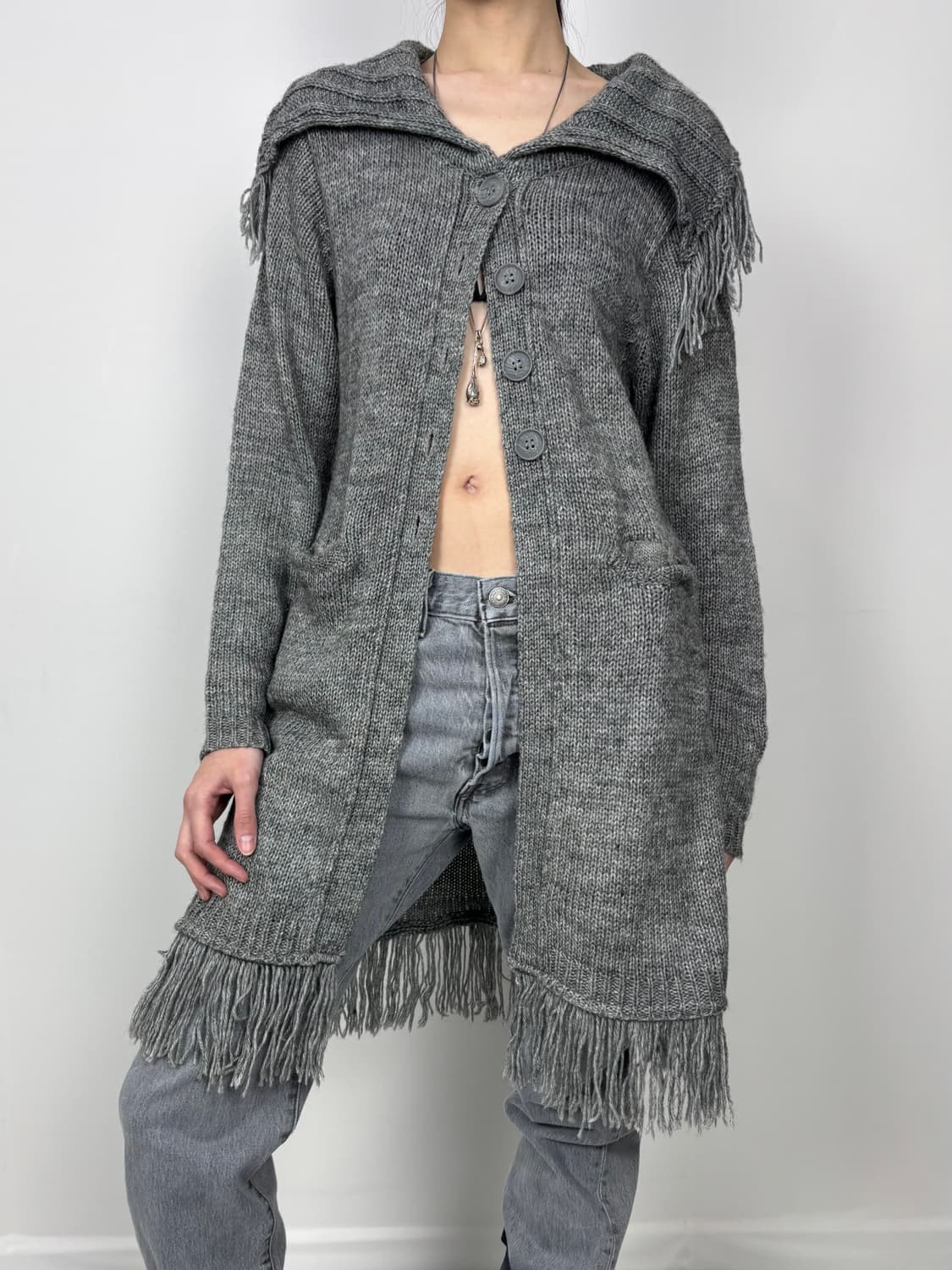 TASSEL LONG CARDIGAN 상품이미지2