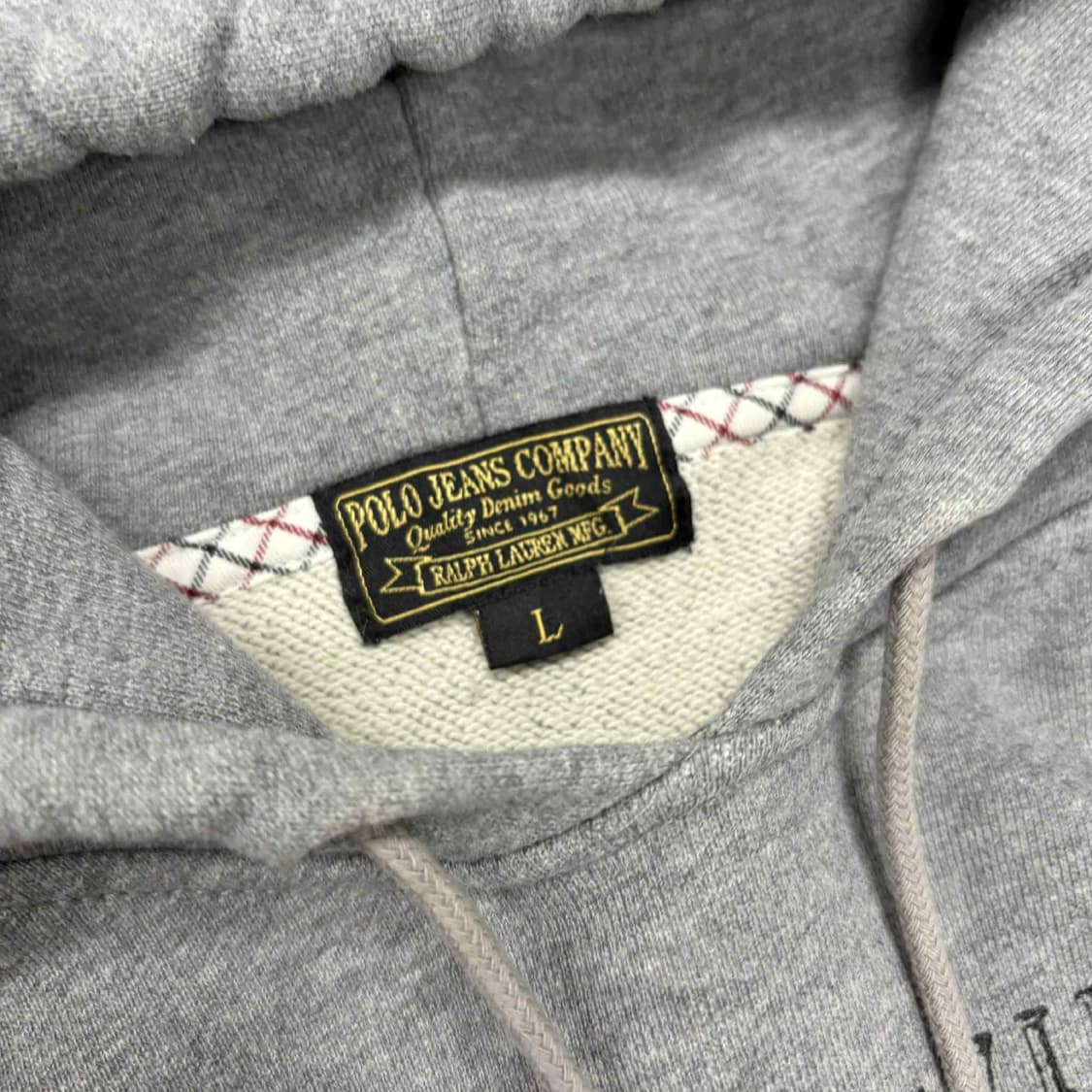 폴로 랄프로렌 진스 그레이 RL 스웨트셔츠 후드티(L) 상품이미지5