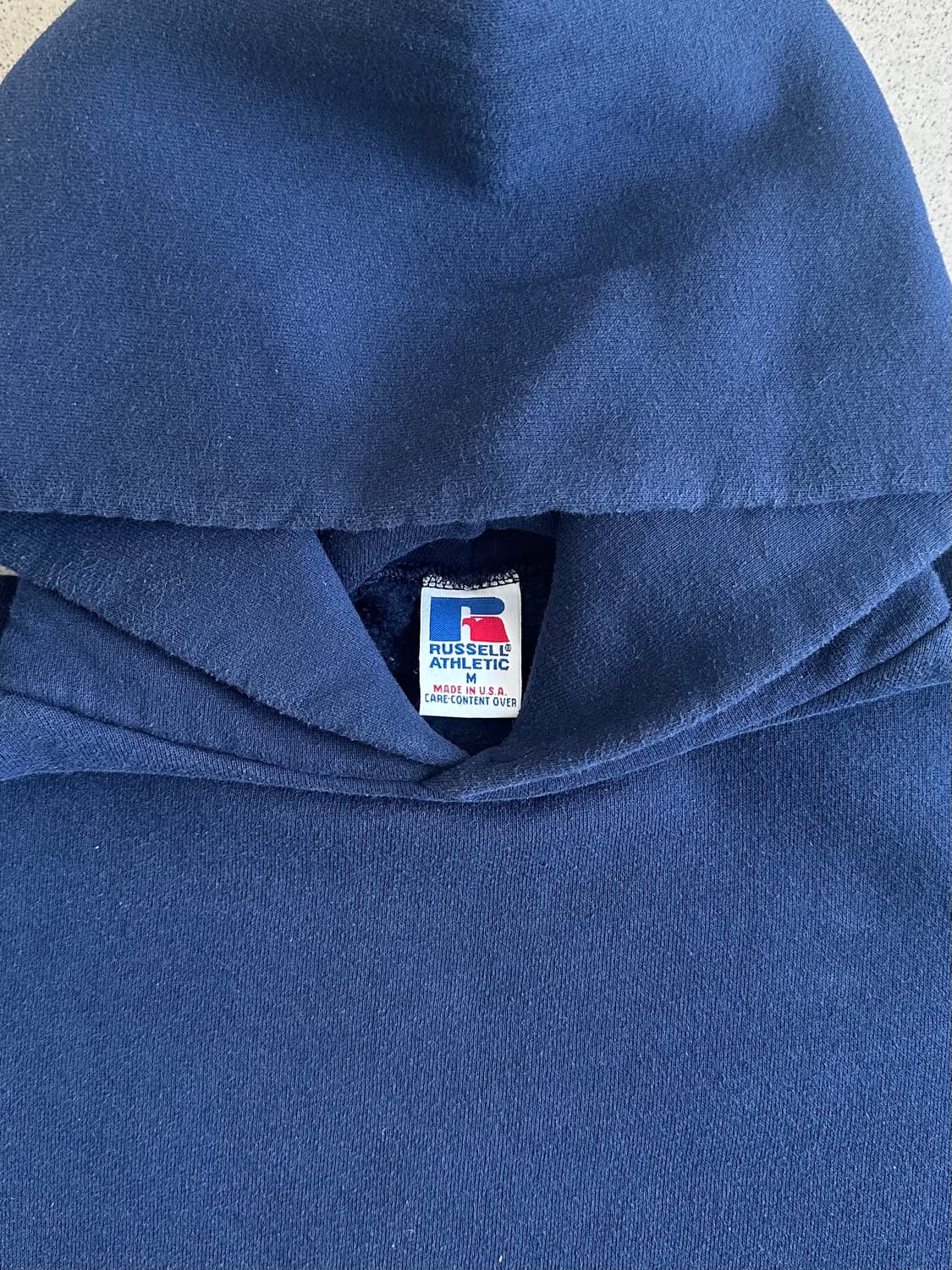90s 빈티지 러셀 후드 네이비 M USA 상품이미지6