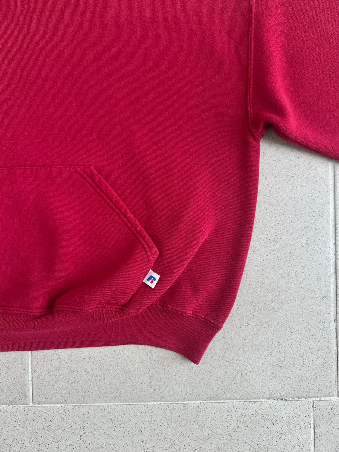 00s 빈티지 러셀 후드 레드 L 상품이미지3