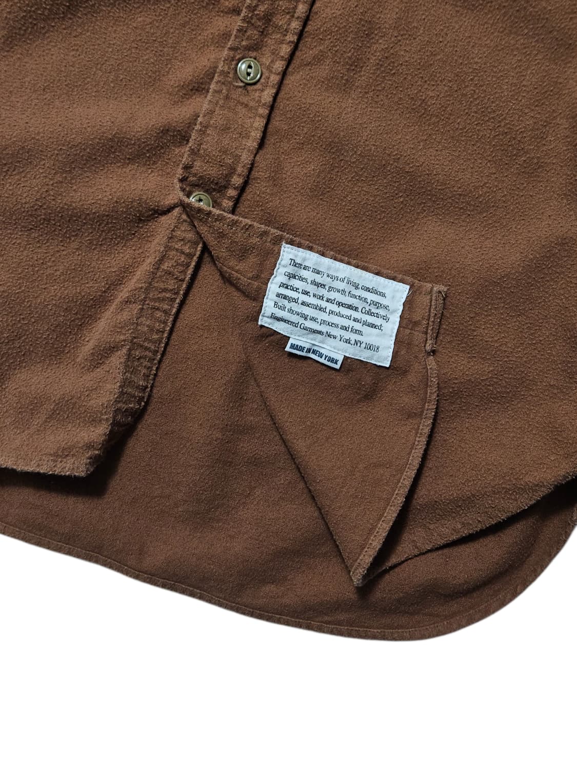 엔지니어드 가먼츠 샤모아 플란넬 워크셔츠 M 상품이미지4