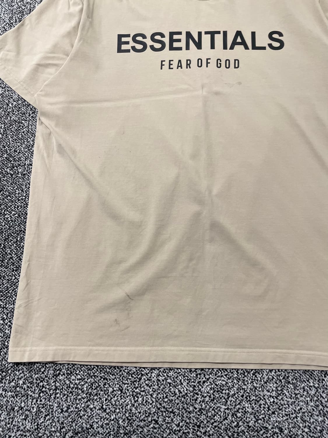 빈티지9. 피어오브갓 에센셜 스펠 로고 숏슬리브 반팔 티셔츠 토프 상품이미지7