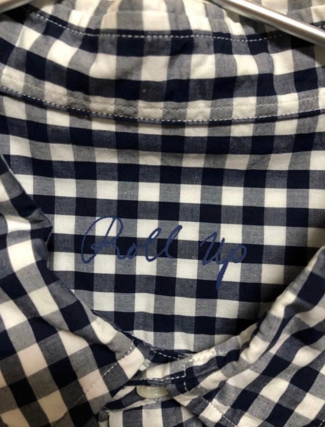 포터클랙식 ROLL UP GINGHAM CHECK SHIRT(L사이즈) 상품이미지6