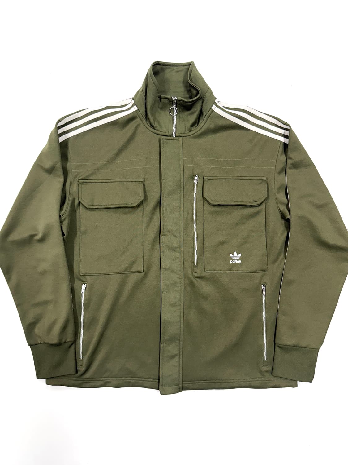 아디다스 오리지널스 x 팔리(Parley) 카키 워크 집업 자켓 상품이미지1