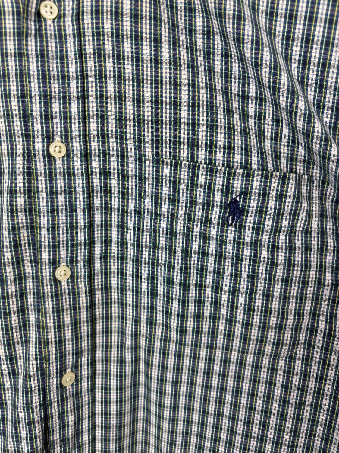  [2XL]POLO폴로 그린블루 체크 셔츠  상품이미지6