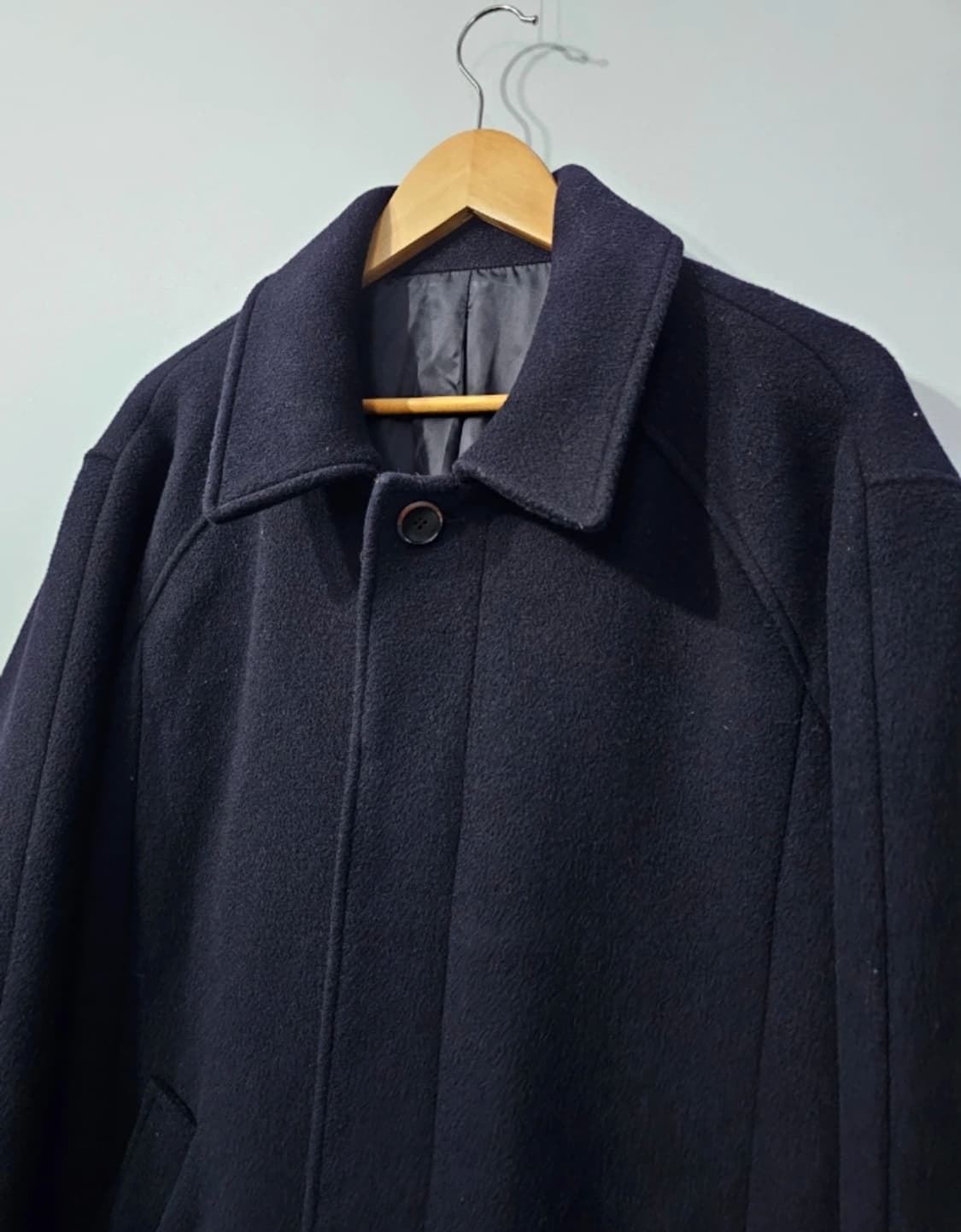 마리떼브랑소와저버 한섬 발마칸 네이비 오버핏 코트 95~100 상품이미지2