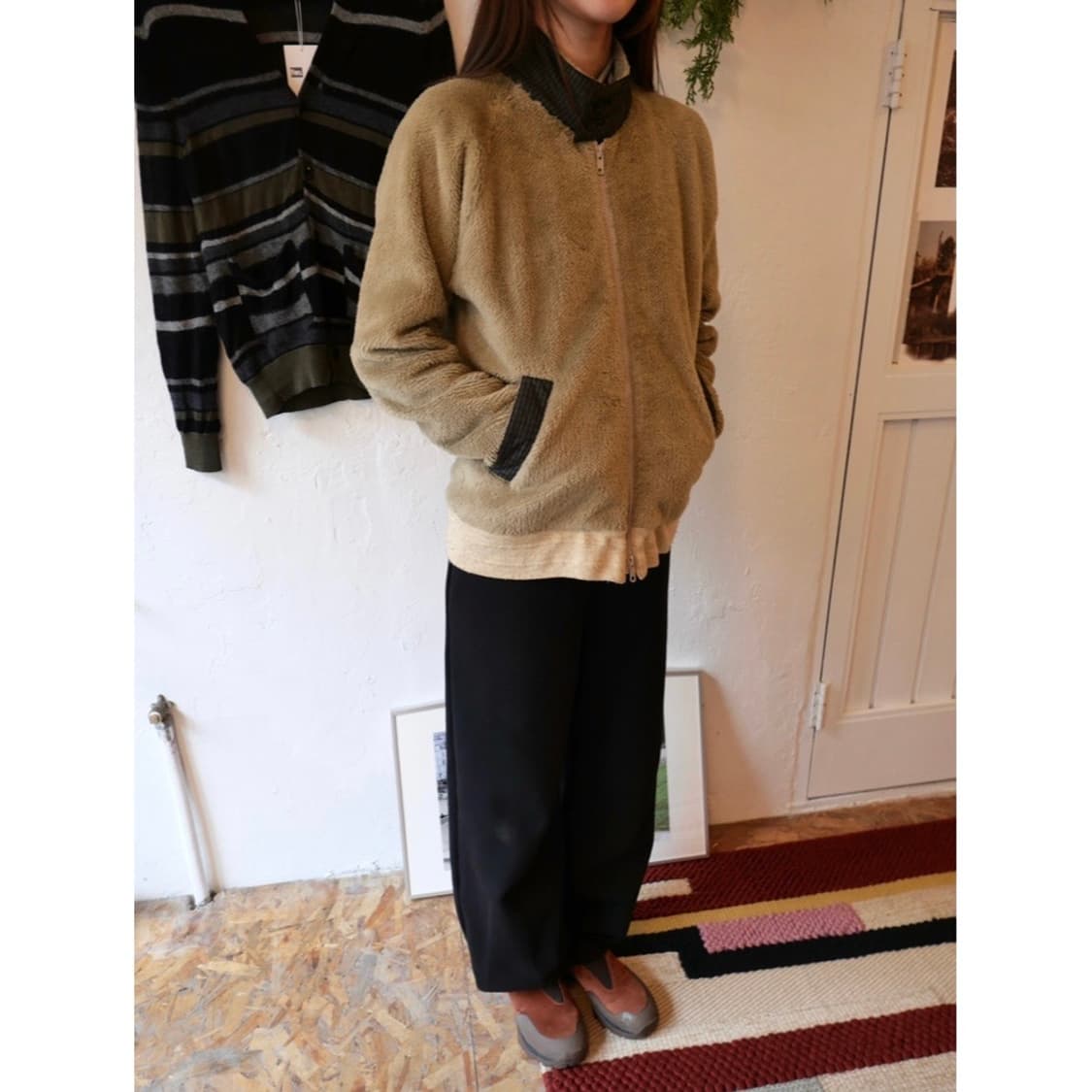 나나미카 플리스 해링턴 자켓 상품이미지1