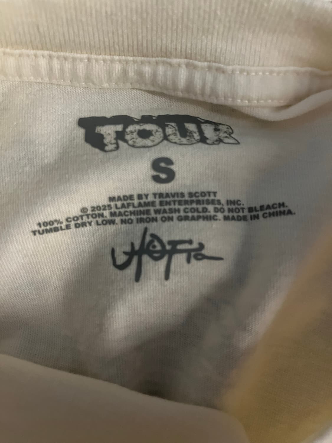 트레비스 스캇 내한 머천 (막시무스 스타디움 투어25) s사이즈 상품이미지3