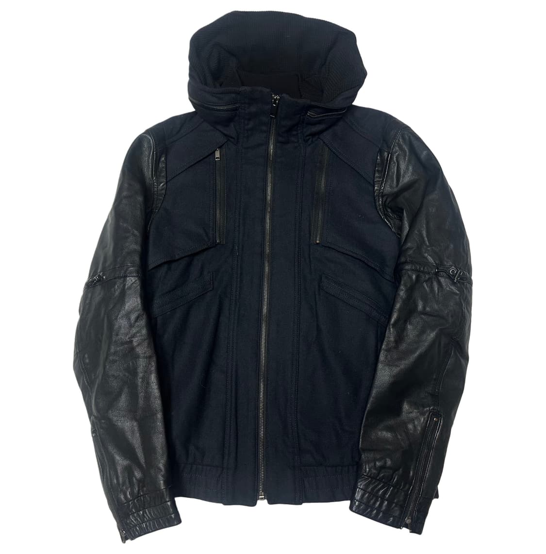 우영미 솔리드옴므 캐시미어 고트스킨후드자켓 100 상품이미지1