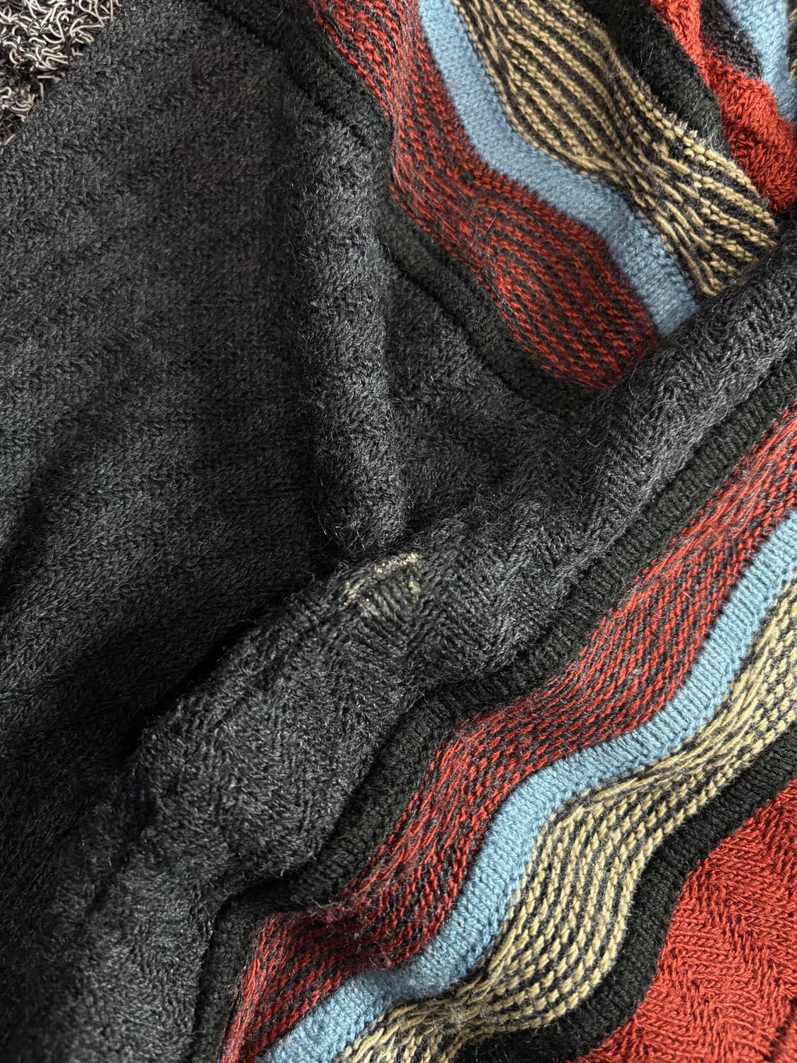 빈티지 아카이브 케이블 패턴 빅시핏 스웨터 3414 상품이미지3