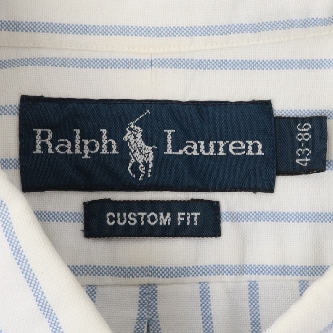 폴로 랄프로렌 옥스포드 화이트 스트라이프 셔츠 상품이미지8