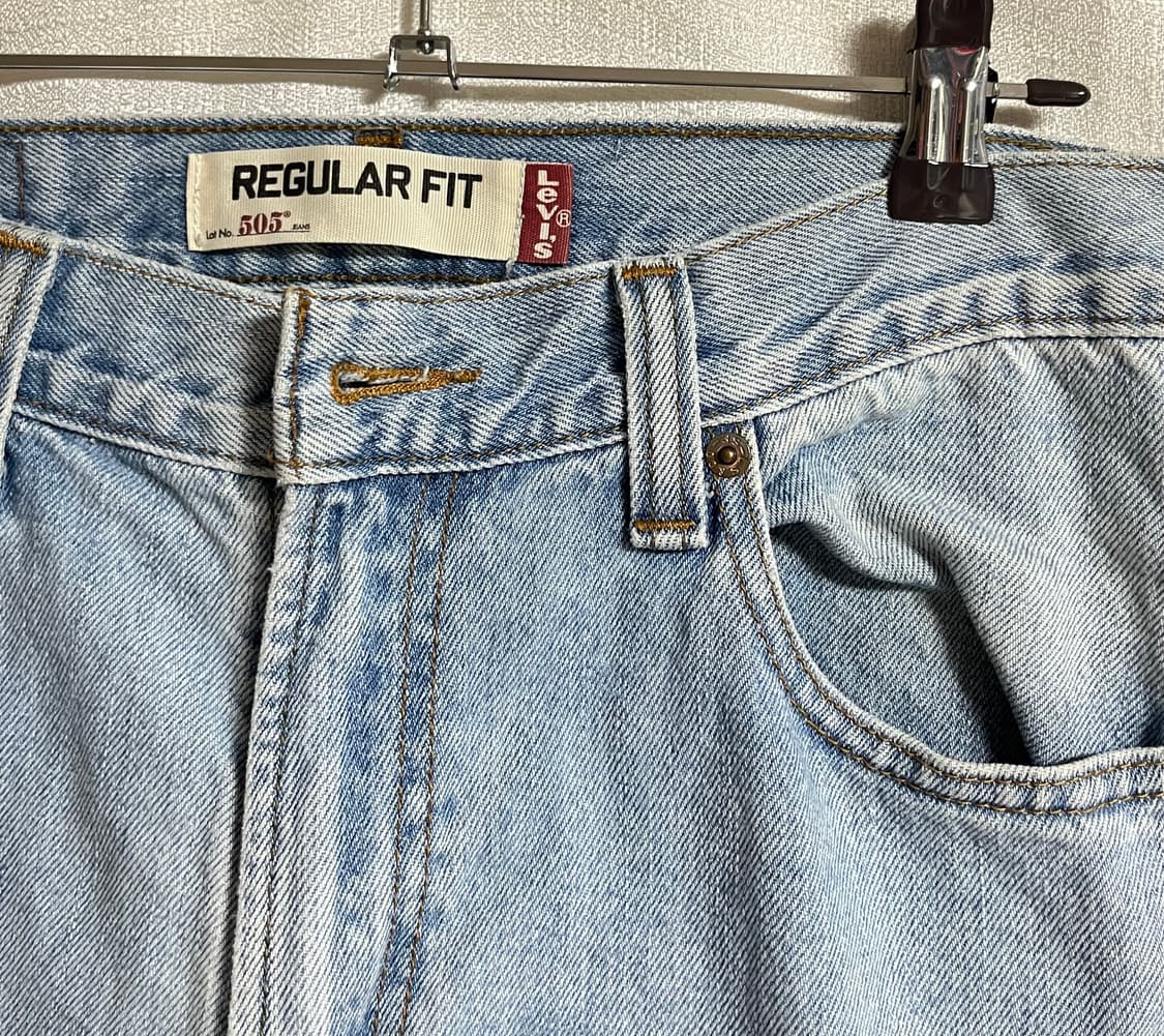리바이스 505 레귤러핏 데님팬츠 청바지 30 상품이미지4