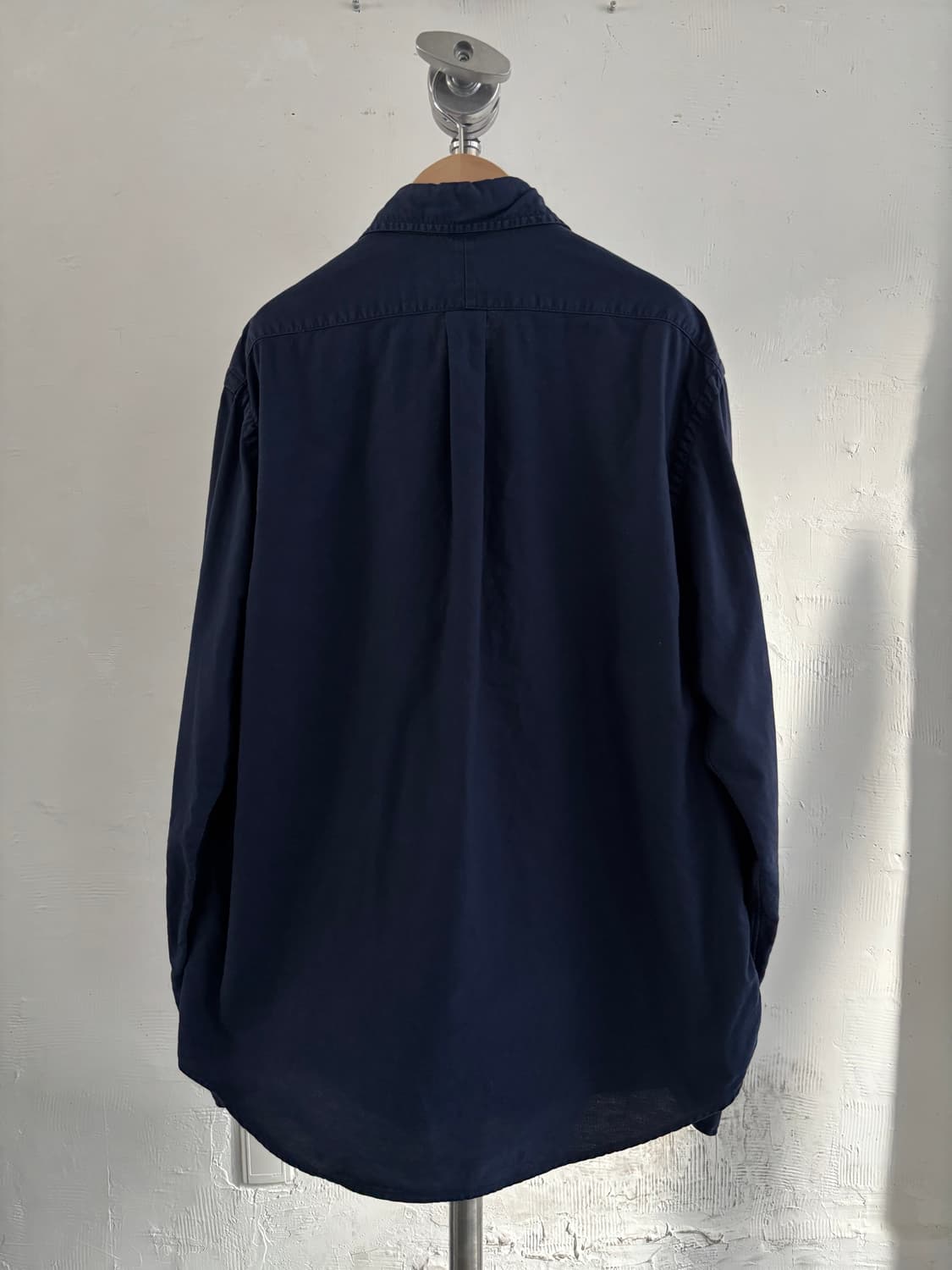 Polo 폴로 랄프로렌 QR신형 네이비컬러 커스텀 핏 레드포니 코튼 셔츠 상품이미지6