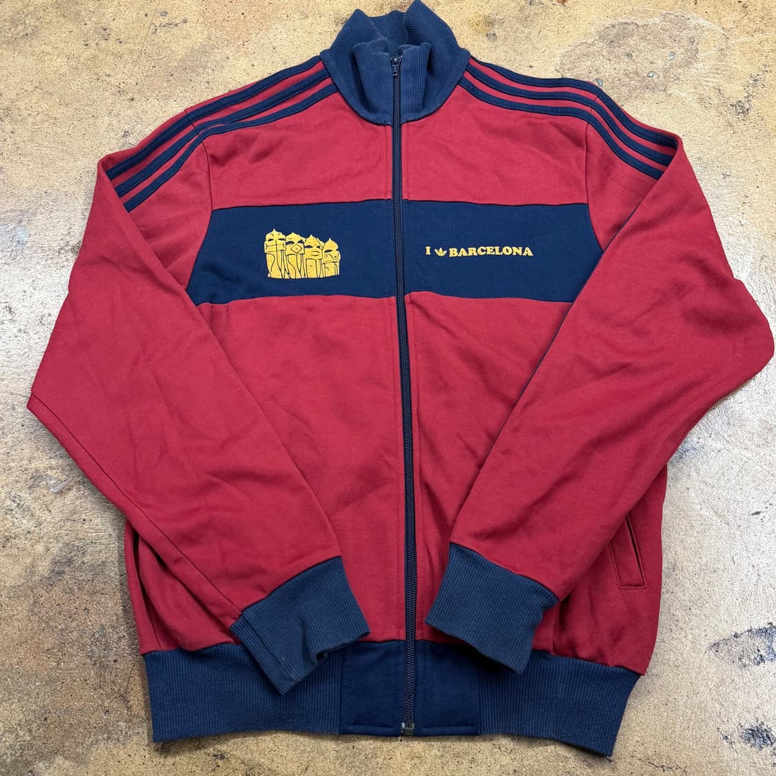 [정품/M] 아디다스 바르셀로나 트랙탑 풀집업 져지 b10 상품이미지2