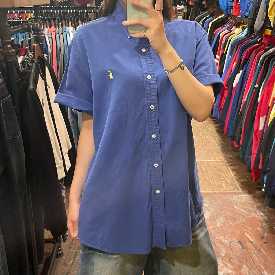 [HI] 폴로 반팔셔츠 블루 상품이미지4