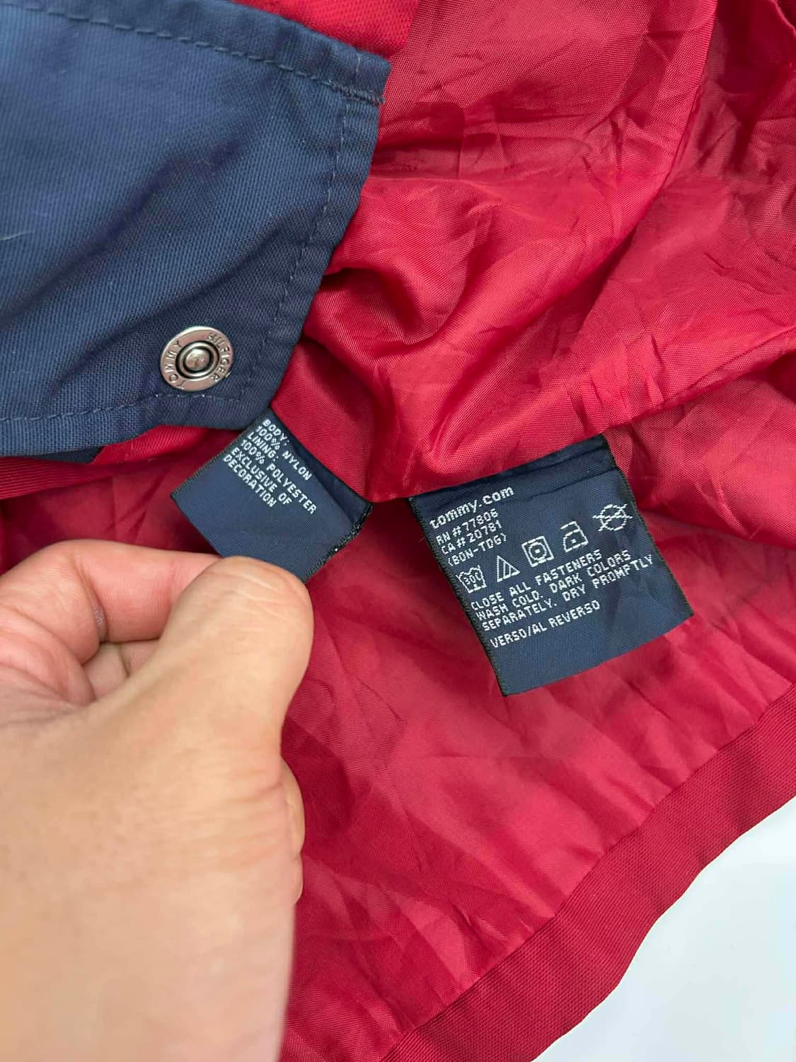 [XXL] 90s 올드 타미힐피거 윈드브레이커 자켓 상품이미지6