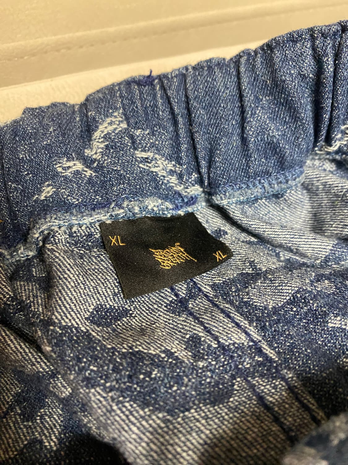 브라운브레스 글리치 팬츠 glitch pants indigo XL 힙합바 상품이미지3