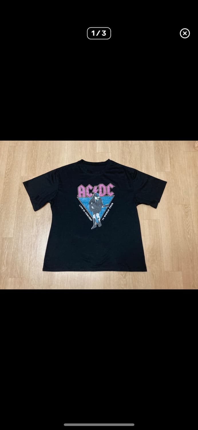 Acdc 밴드티  상품이미지1