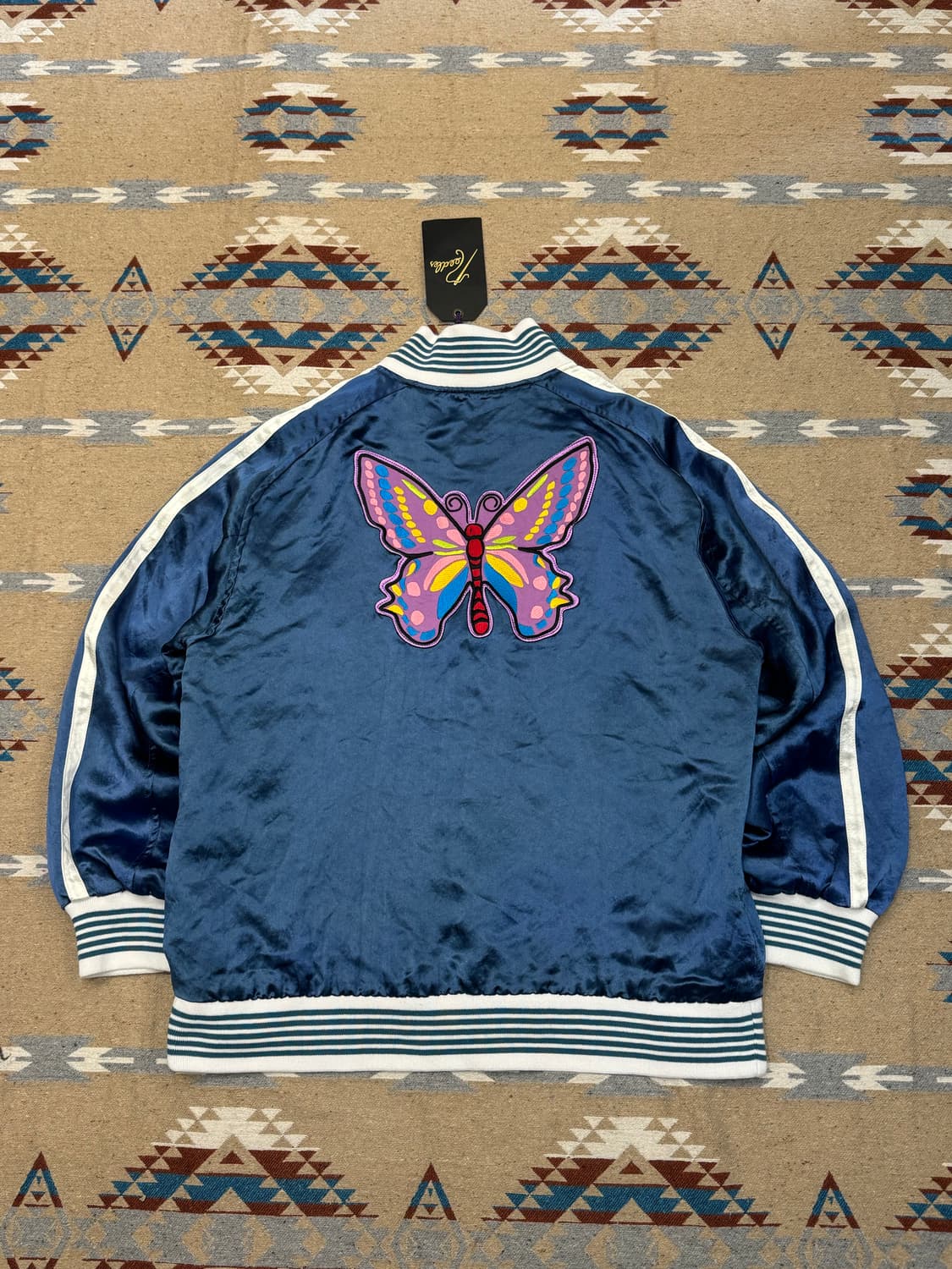 [M] 니들스 아세테이트 사틴 어워드 자켓 블루 상품이미지6