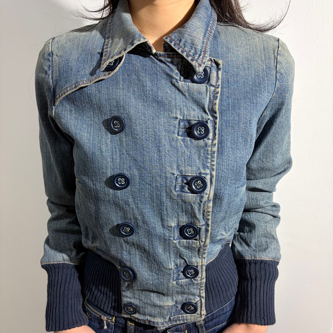 GAP 갭 데님 더블 숏자켓 상품이미지3