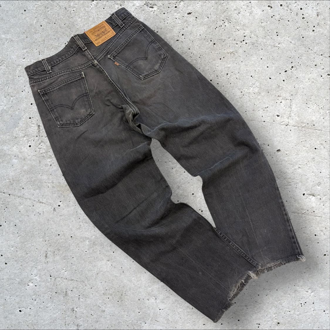 [34] 90s 리바이스 555 USA 블랙 데님 팬츠 D324 상품이미지1