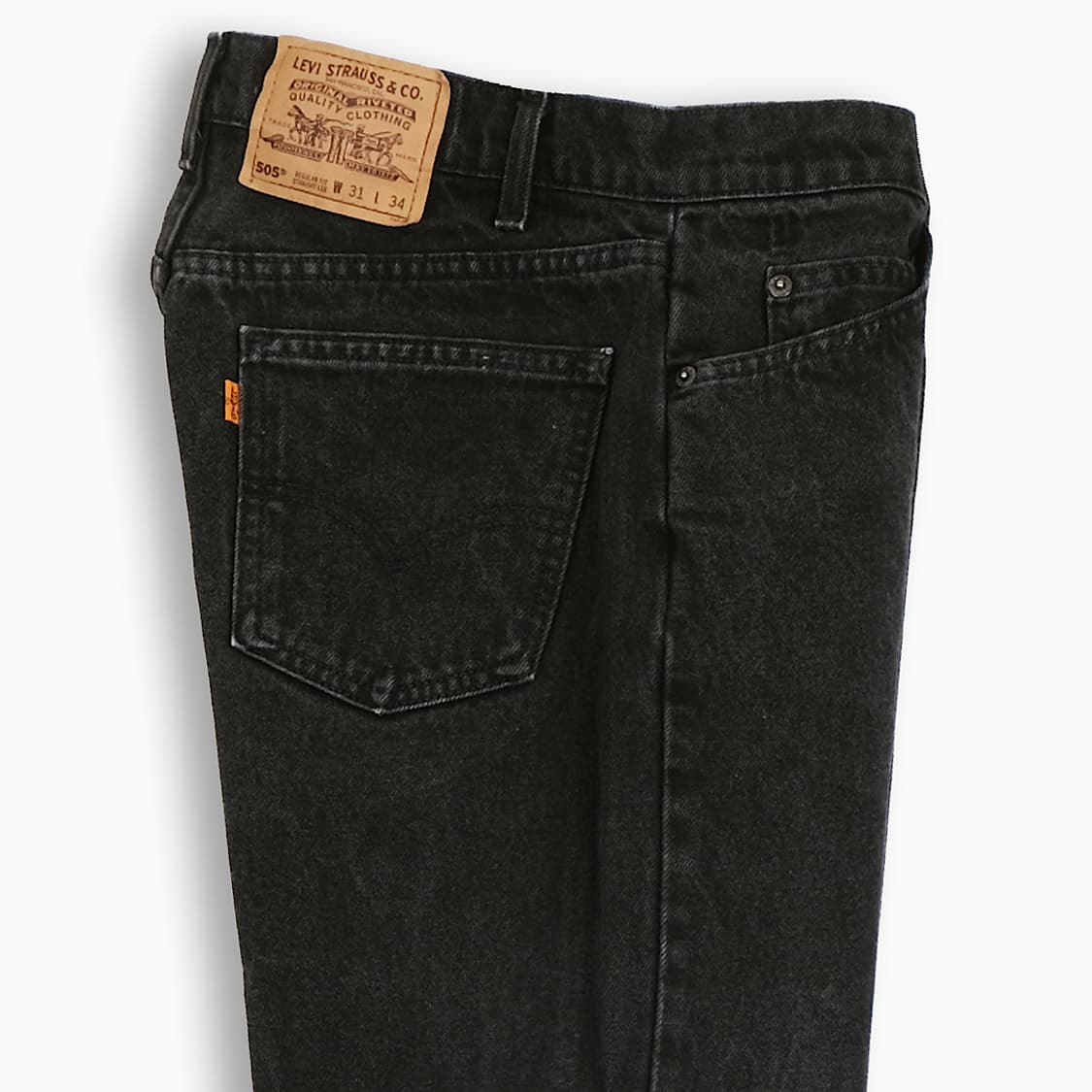 리바이스 505 오렌지탭 흑청 90sUSA 30인치 OR5053136 상품이미지5