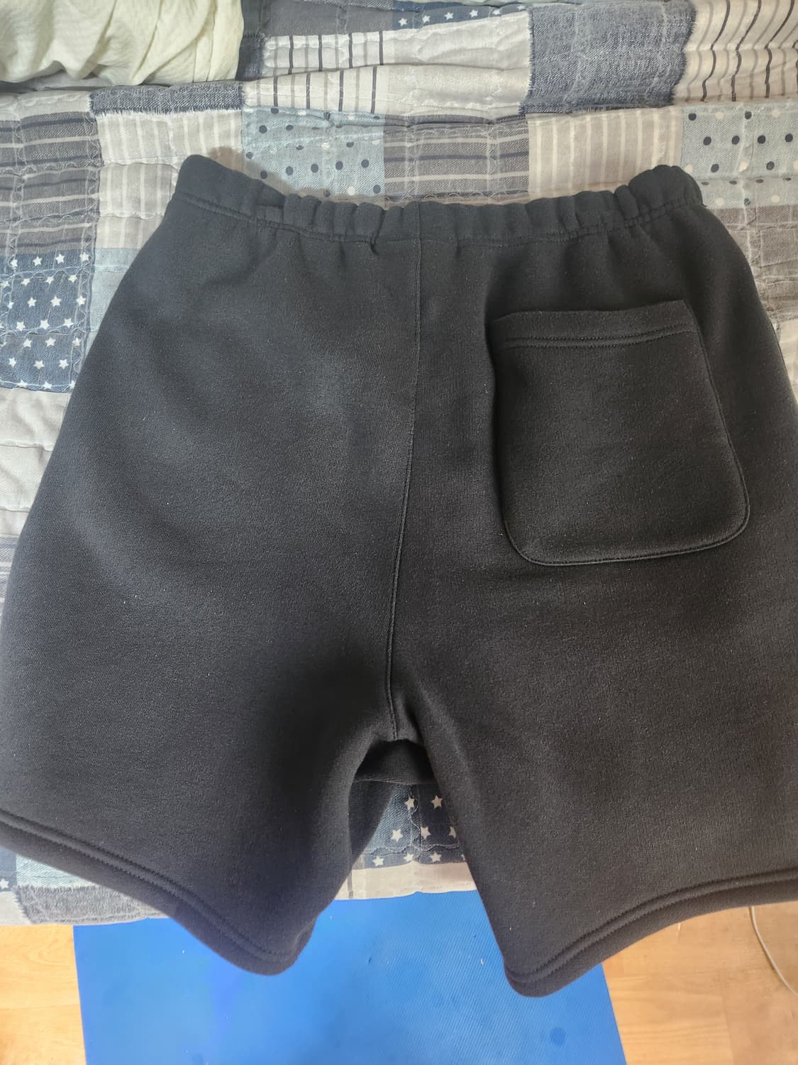 피어오브갓 블랙 에센셜 후드 셋업 후드티 반바지 상품이미지2