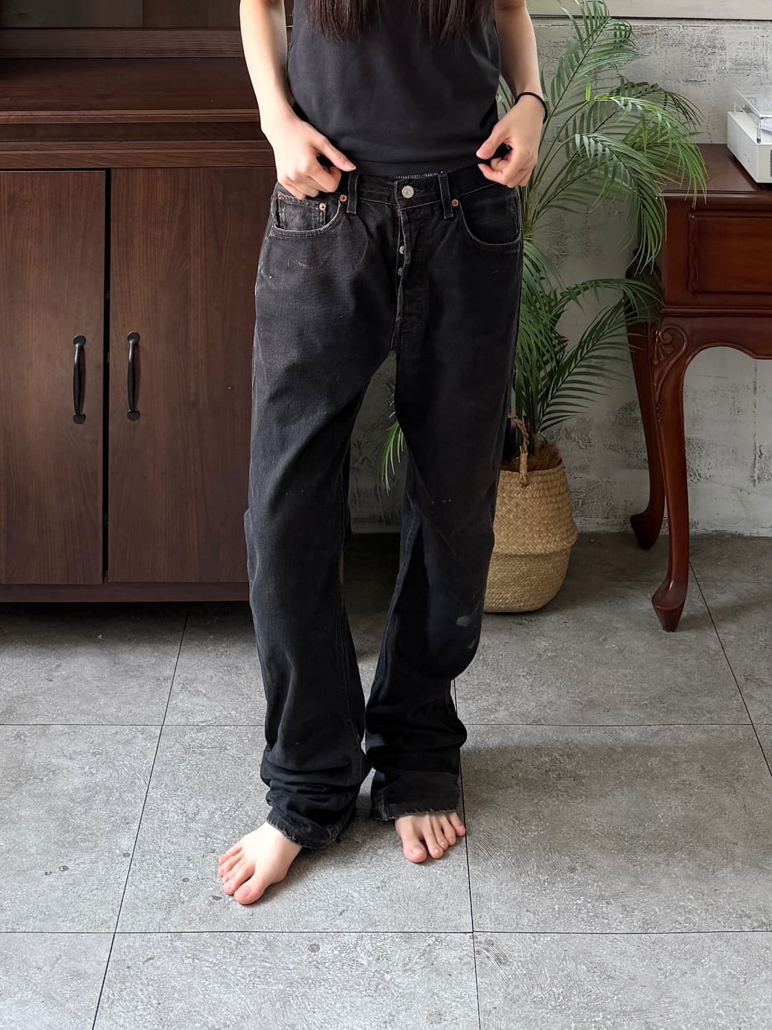 리바이스 535 부츠컷 블랙 상품이미지5