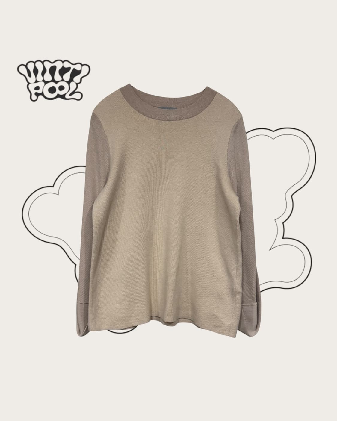 COS 코스 울 실크 캐시미어 니트 베이지 상품이미지1