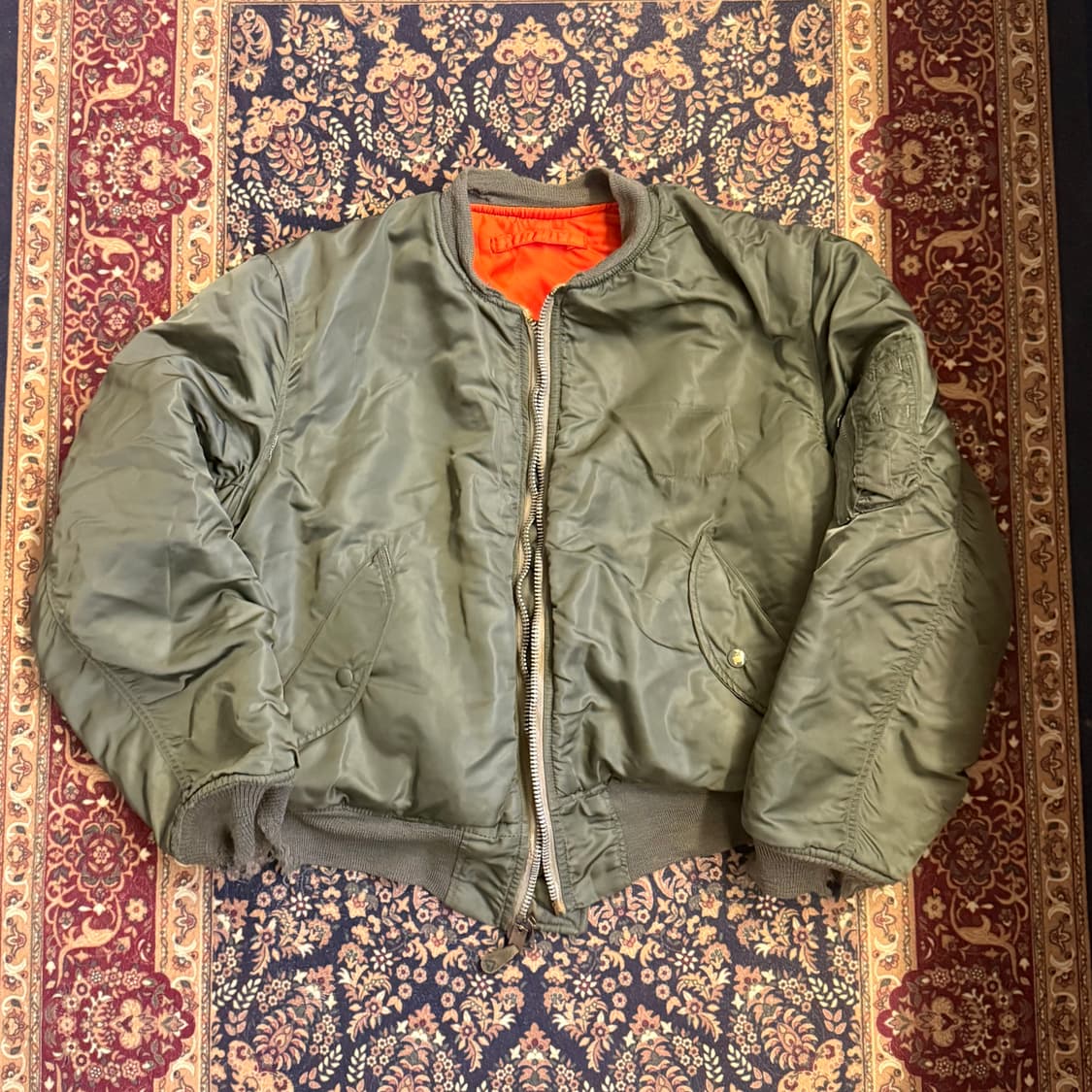 [L] 70s 오리지널 usaf 알파인더스트리 ma-1  상품이미지1