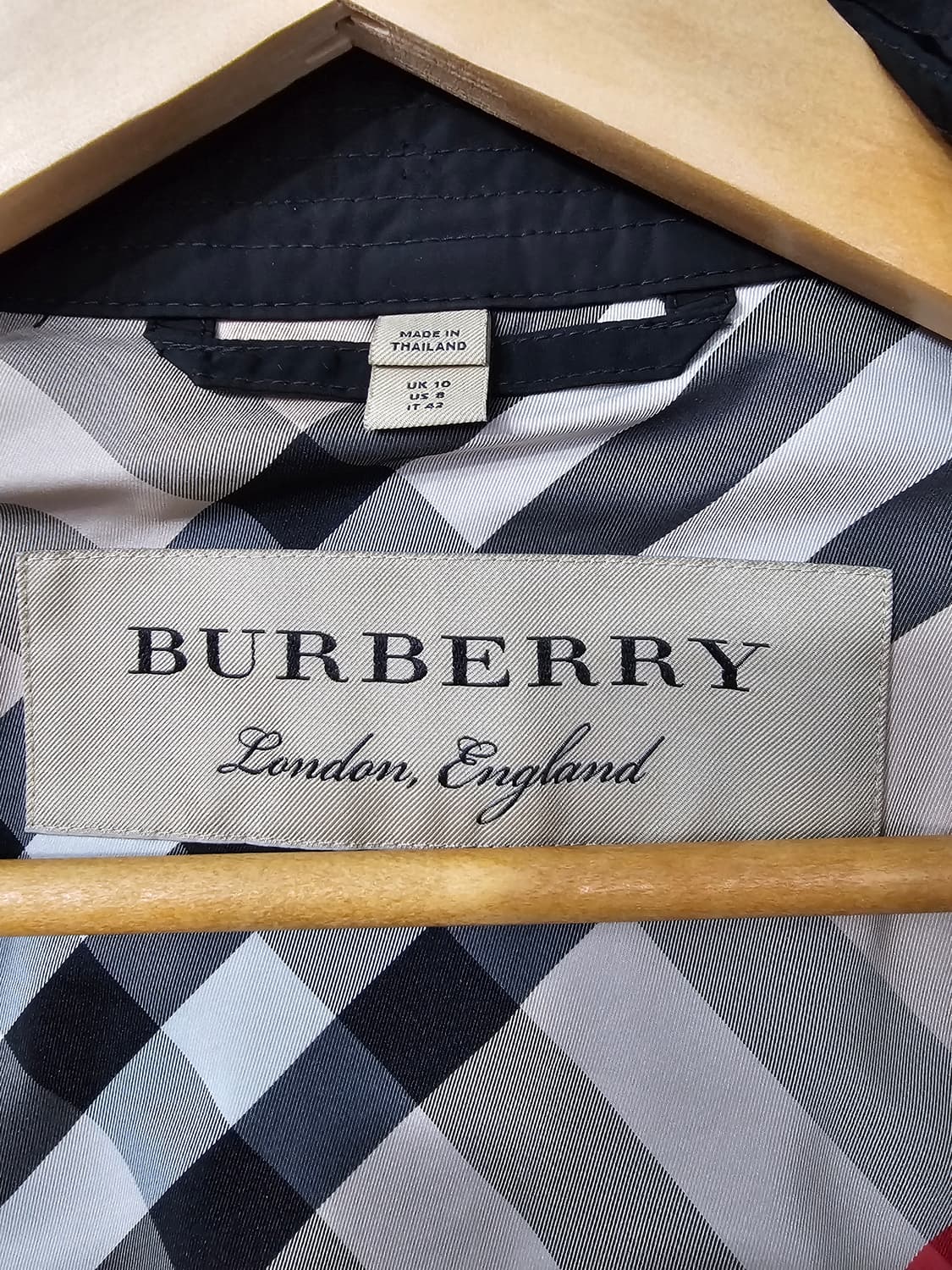 정품 Burberry 버버리 블랙 트렌치 코트 66 상품이미지9