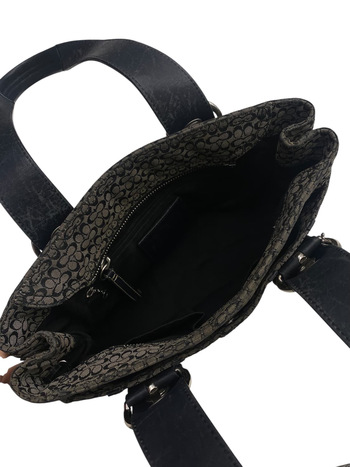 코치 y2k 블랙 숄더백 상품이미지3