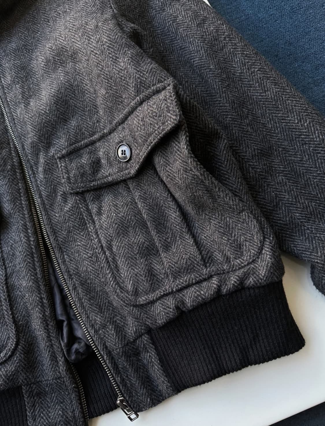 글로벌워크 트위드 점퍼 상품이미지6