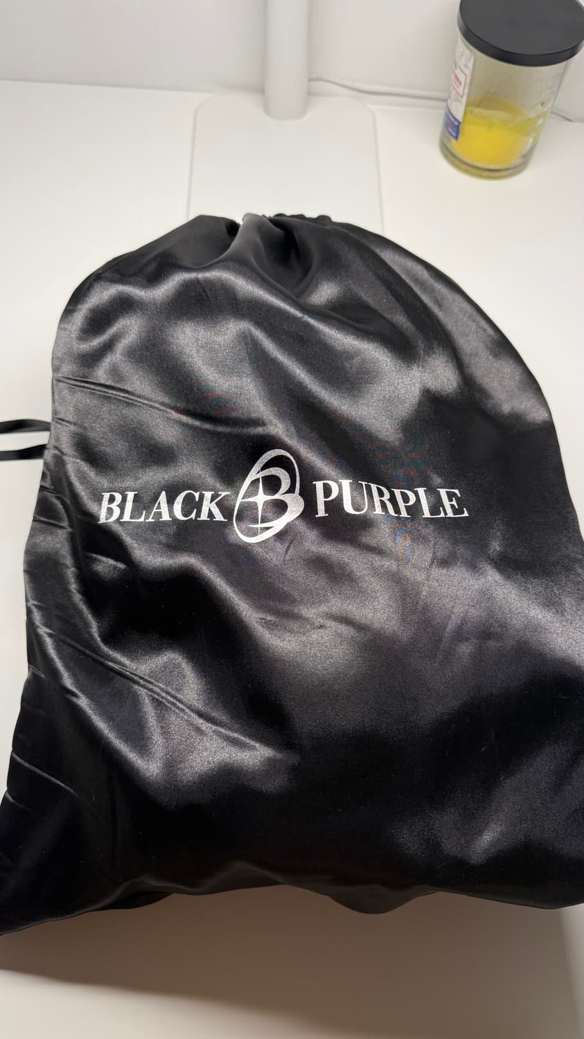 블랙퍼플 포트리스 백+리본끈+키링포함+더스트백+완충종이까지 포함 상품이미지7