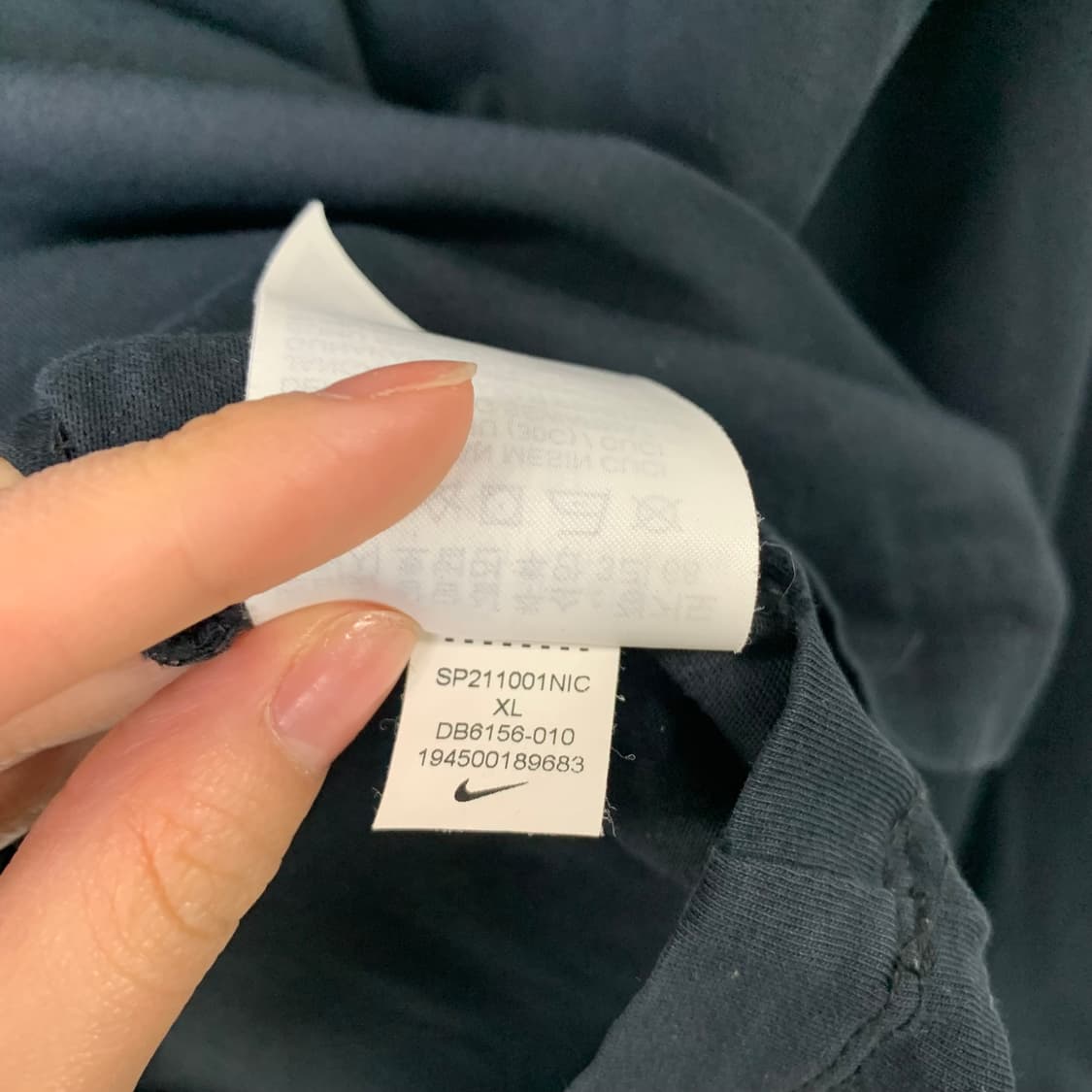 나이키 더블스우시 블랙 롱슬리브 상품이미지7