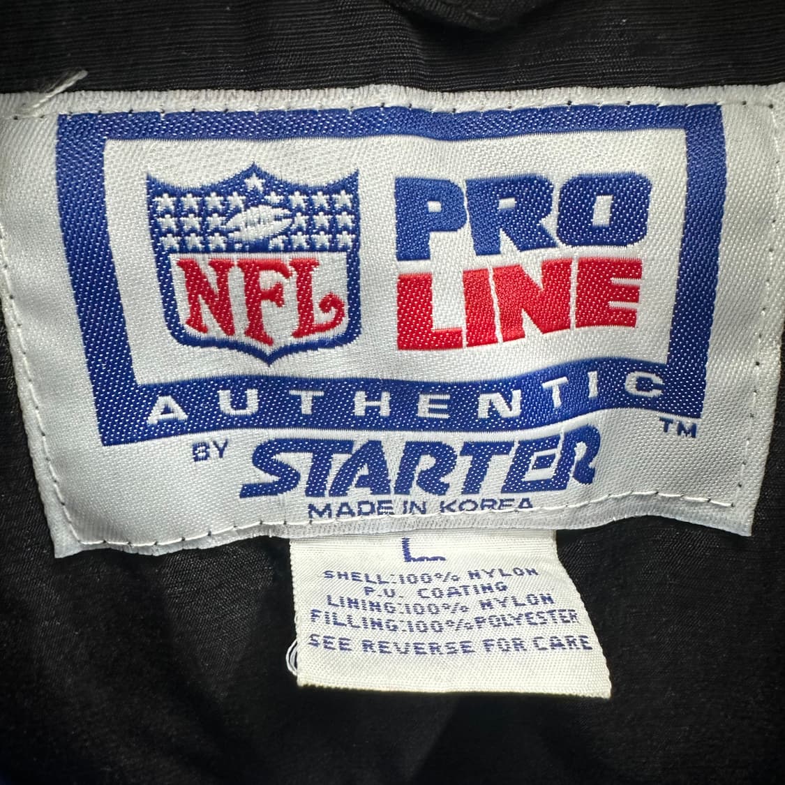 100 스타터 NFL 카우보이즈 남자 오버핏 아노락 상품이미지3