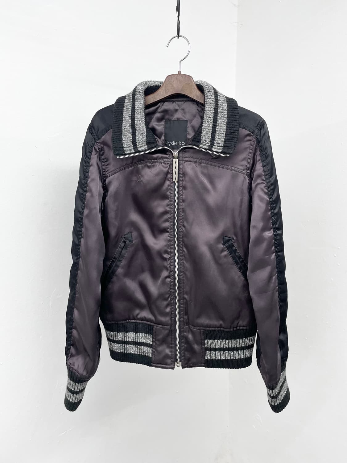 히스테릭글래머 히스걸 자수 새틴 집업*레어 상품이미지7