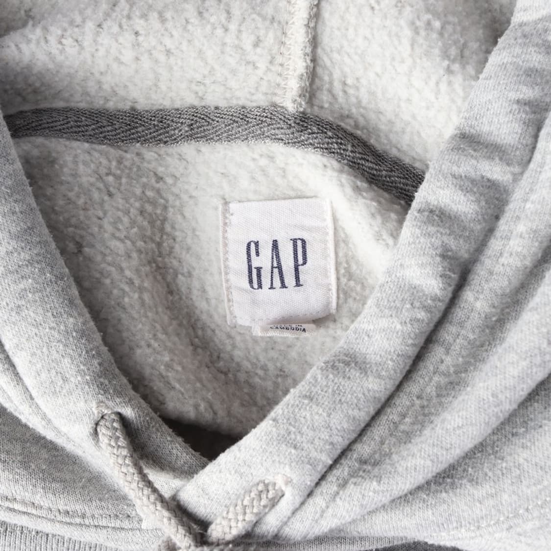 GAP 아치 빅로고 그레이 후드티 M 상품이미지5