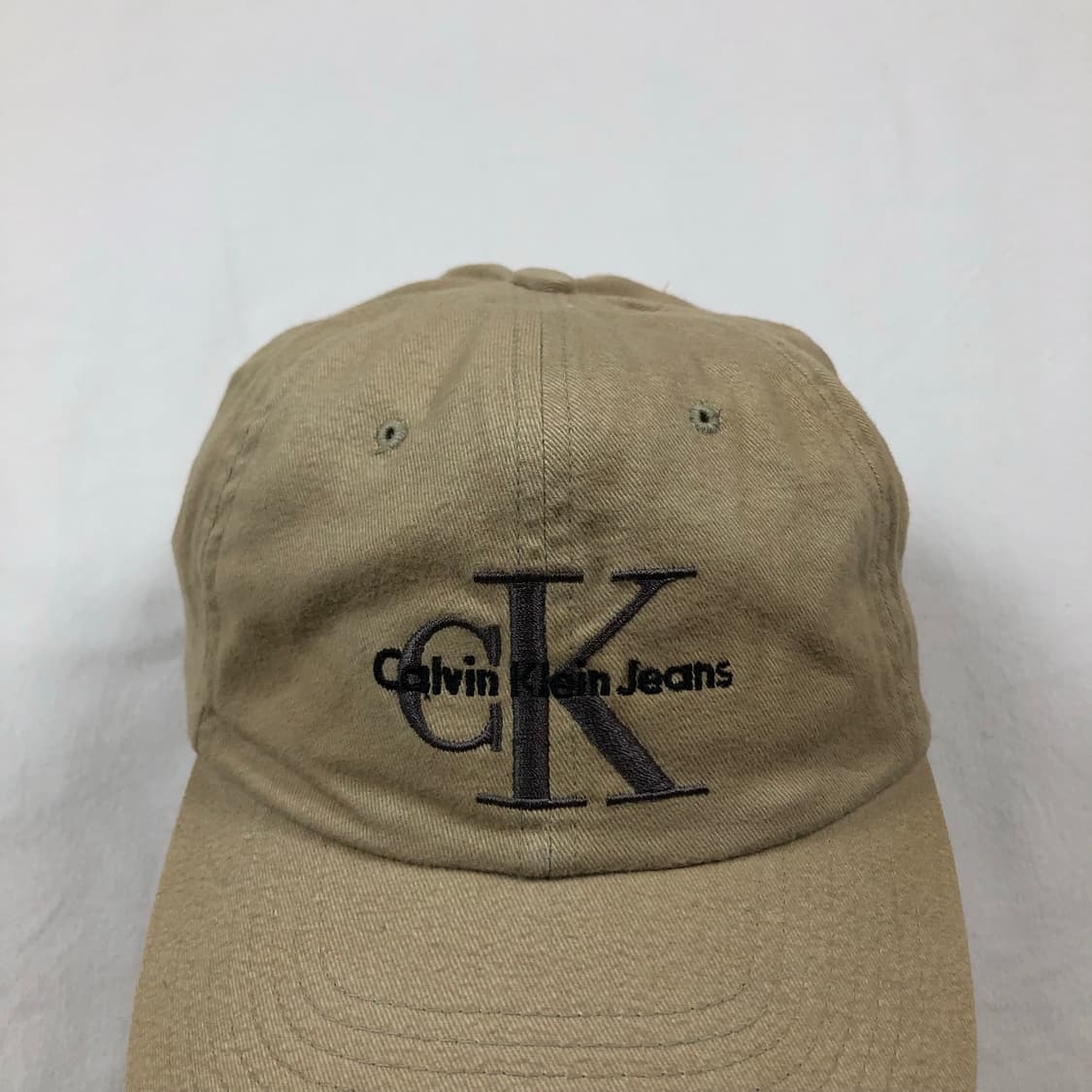 90s 캘빈클라인 ck 로고 스냅 캡 모자 상품이미지3