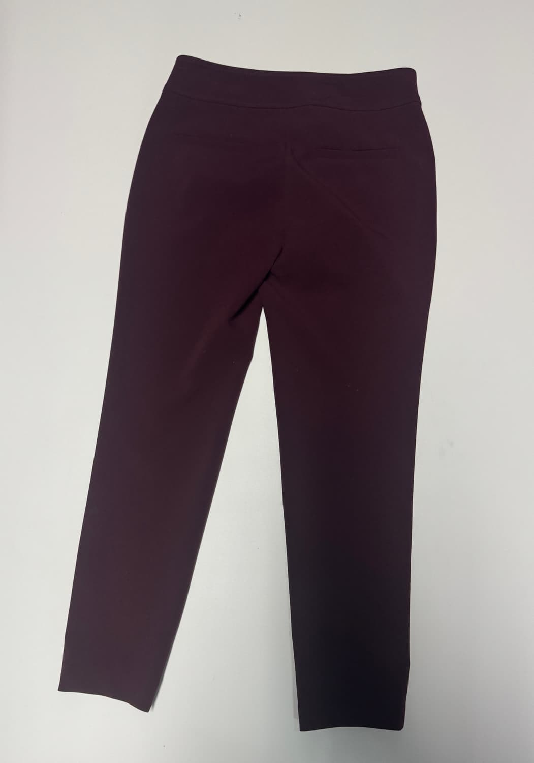 여성 모조에스핀 버건디 슬랙스 펜츠 상품이미지2